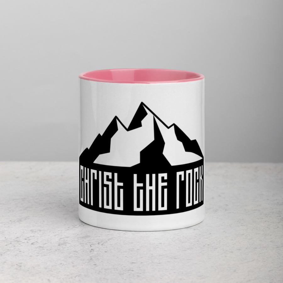 Christ The Rock Mug with Color Inside