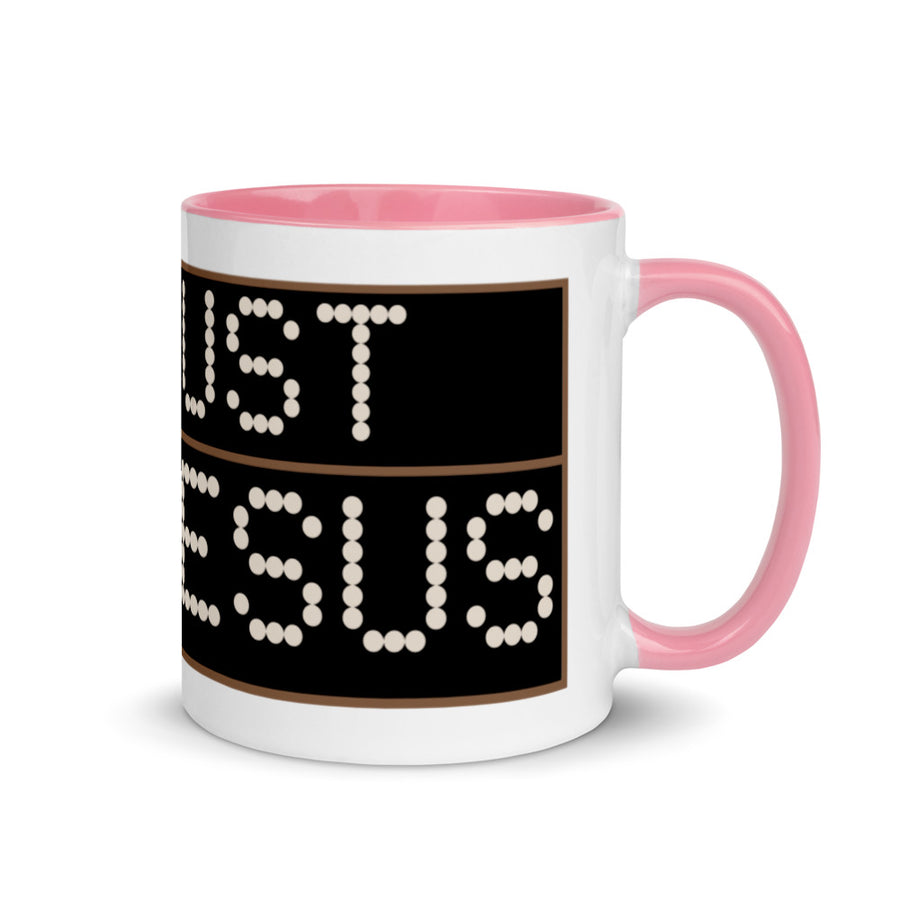 Just Jesus Mug with Color Inside