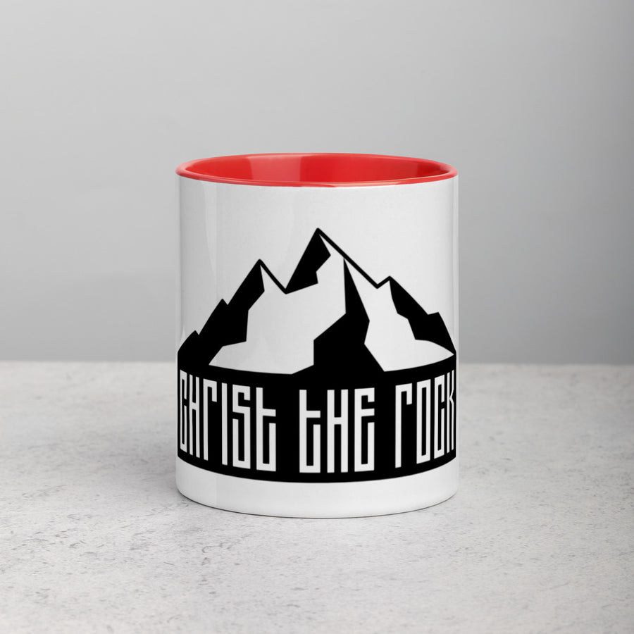 Christ The Rock Mug with Color Inside