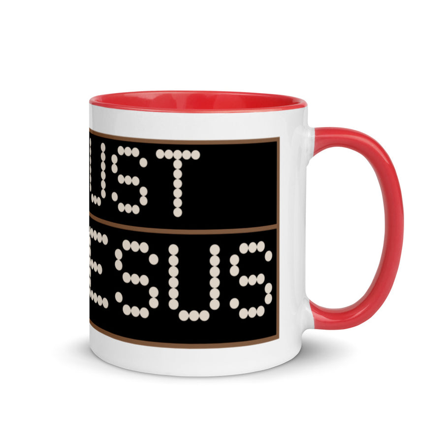 Just Jesus Mug with Color Inside