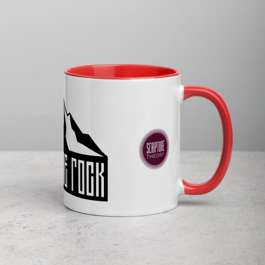 Christ The Rock Mug with Color Inside