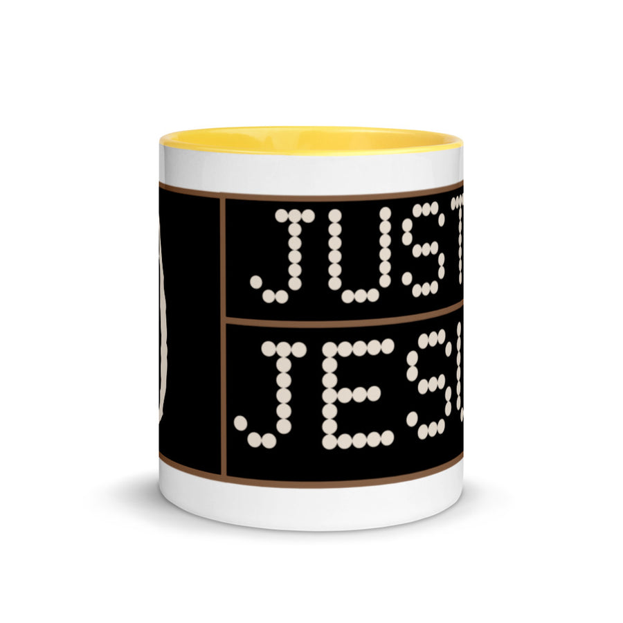 Just Jesus Mug with Color Inside
