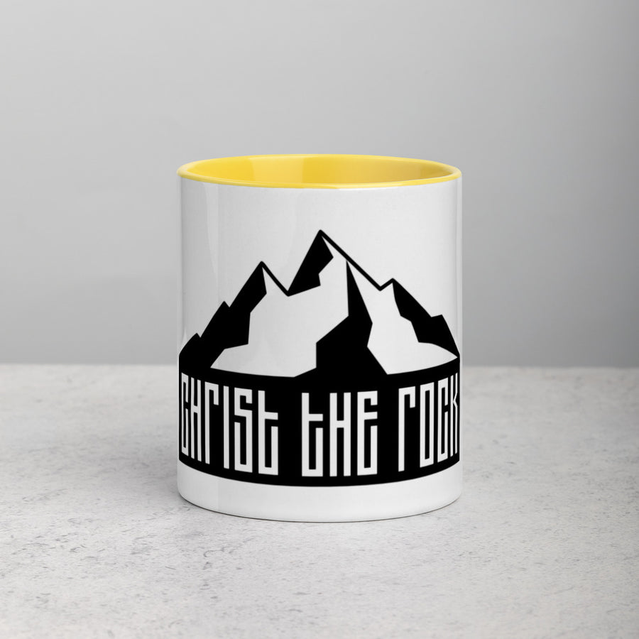 Christ The Rock Mug with Color Inside
