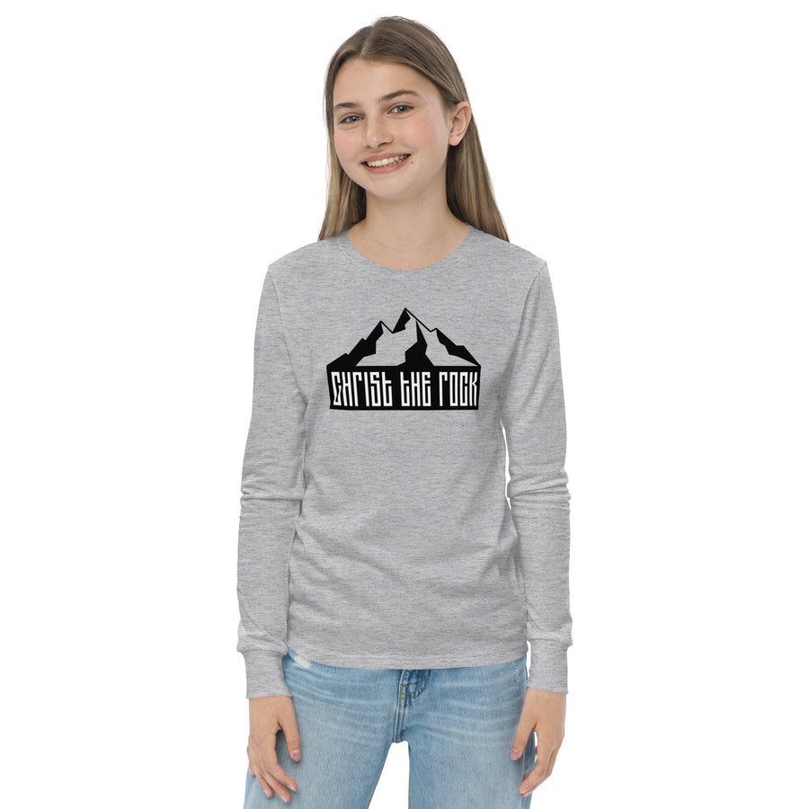 Youth long sleeve tee - Christ the Rock
