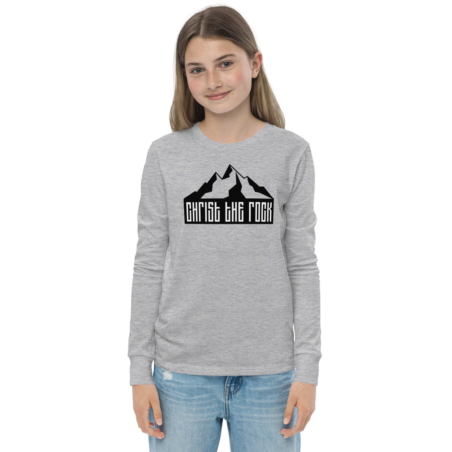 Youth long sleeve tee - Christ the Rock
