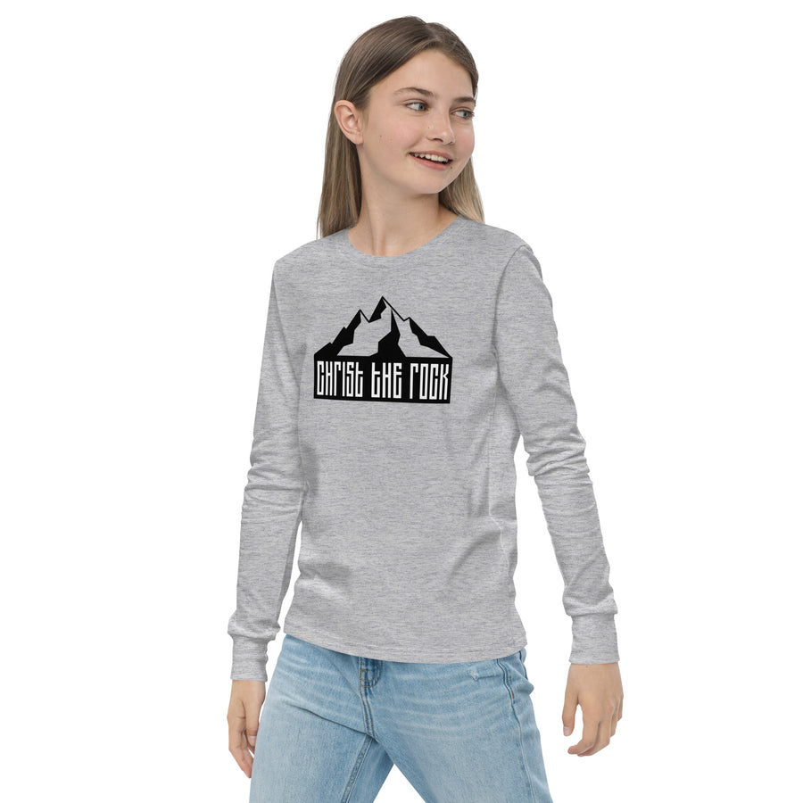 Youth long sleeve tee - Christ the Rock