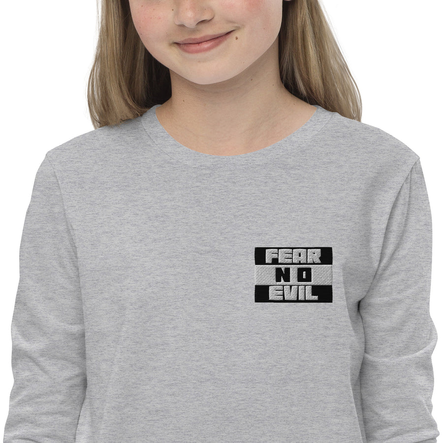 Youth long sleeve tee - Fear No Evil