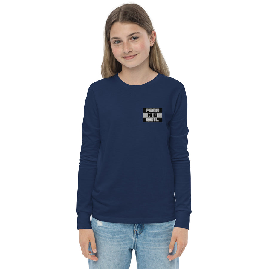 Youth long sleeve tee - Fear No Evil
