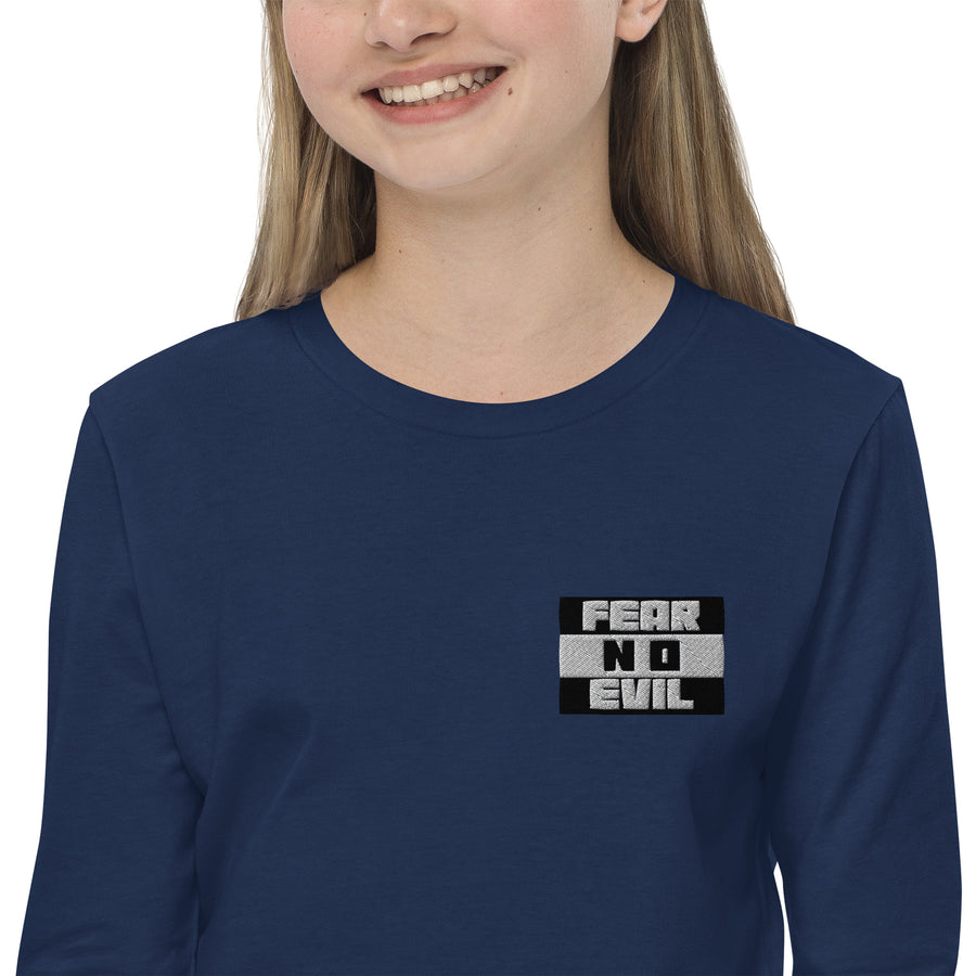 Youth long sleeve tee - Fear No Evil