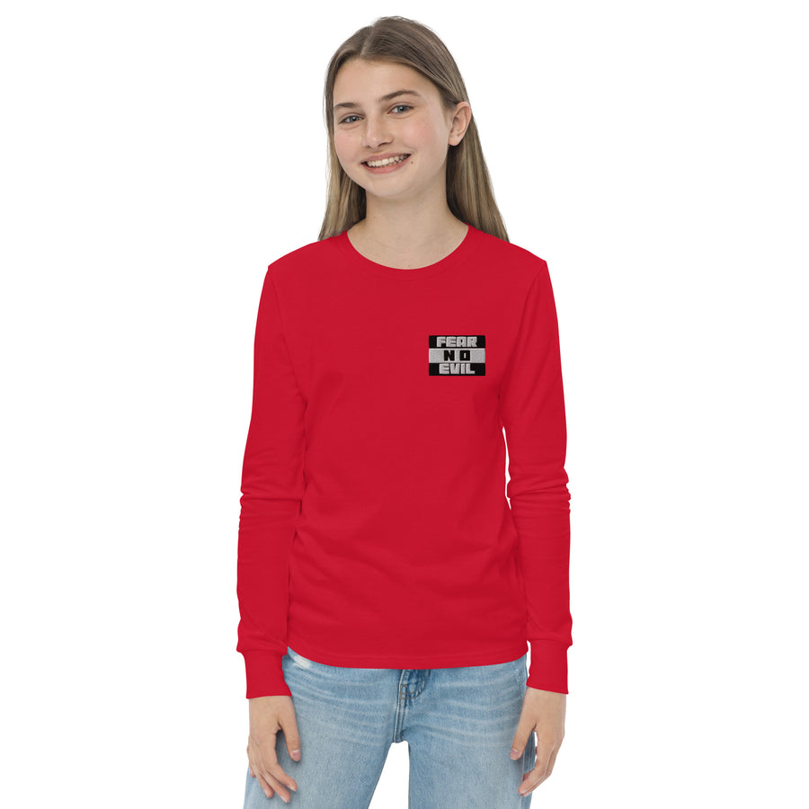 Youth long sleeve tee - Fear No Evil