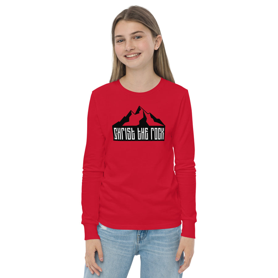 Youth long sleeve tee - Christ the Rock