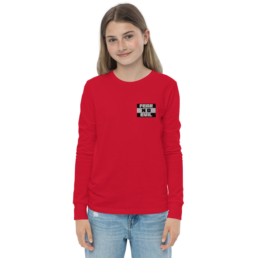 Youth long sleeve tee - Fear No Evil