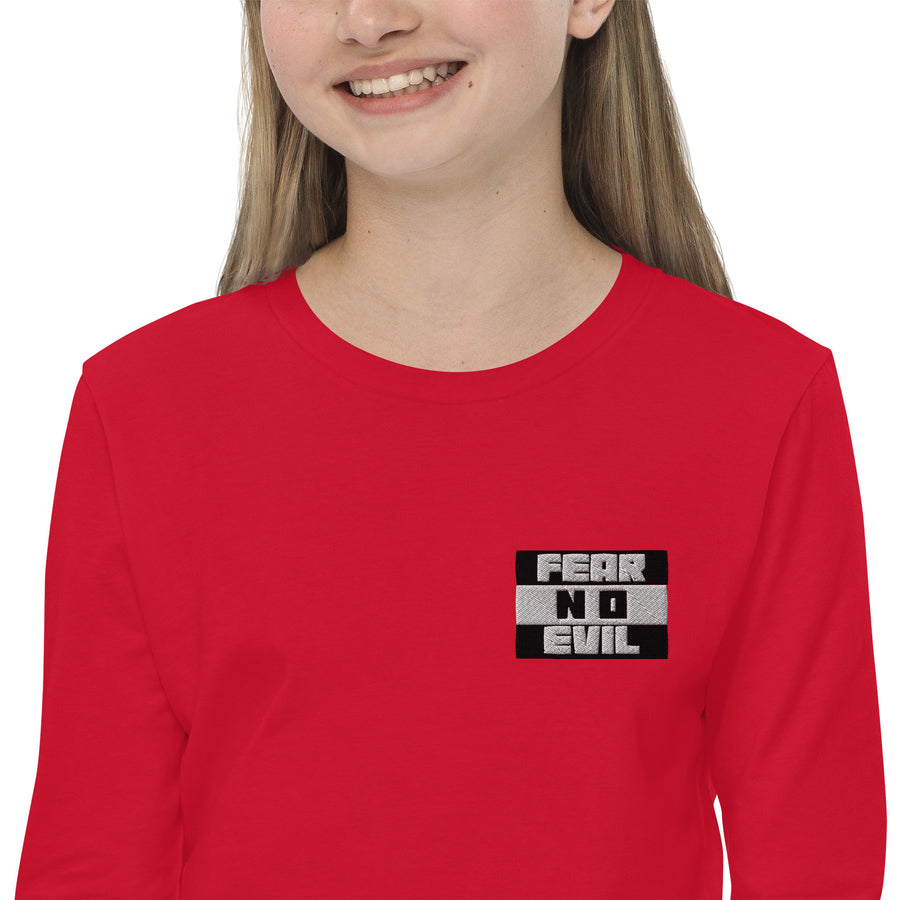 Youth long sleeve tee - Fear No Evil