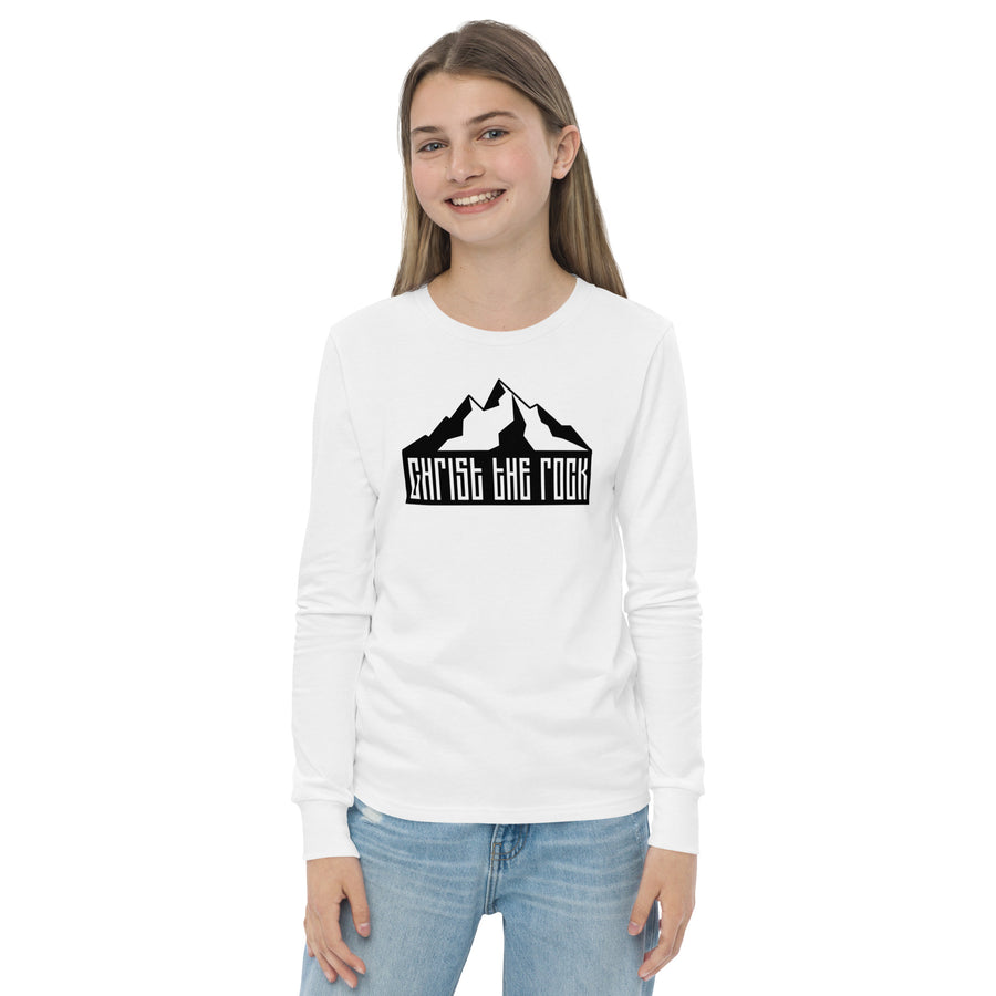 Youth long sleeve tee - Christ the Rock