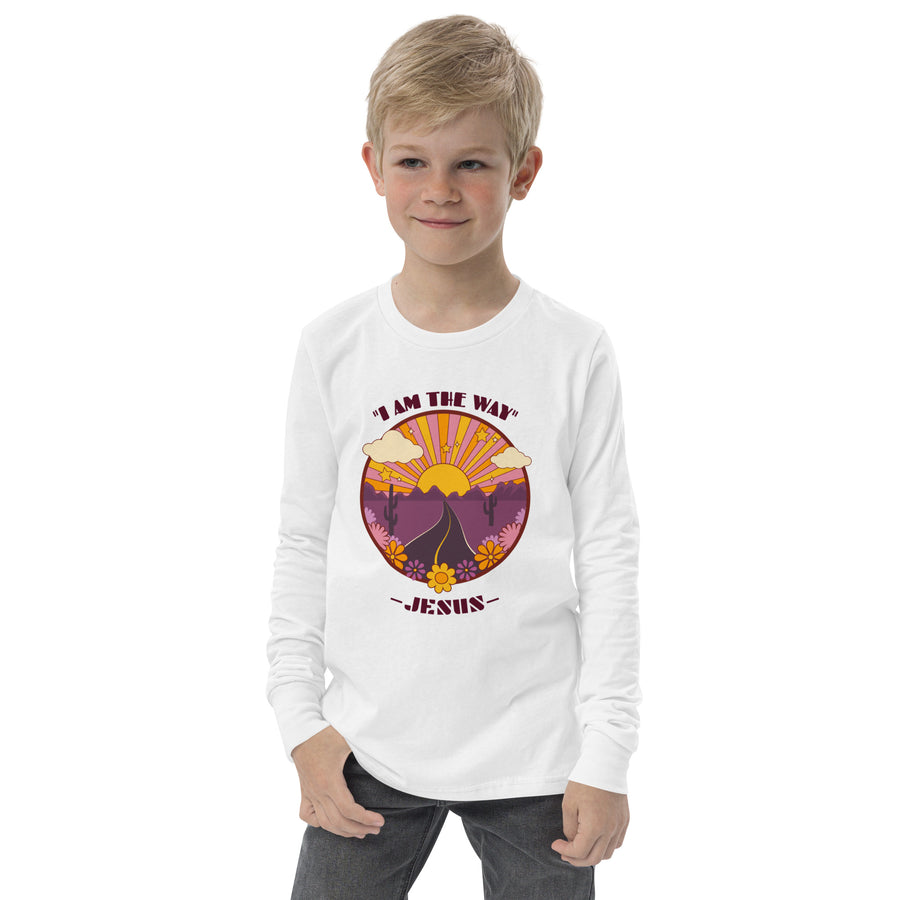 Youth long sleeve tee - Jesus,