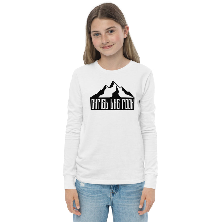 Youth long sleeve tee - Christ the Rock