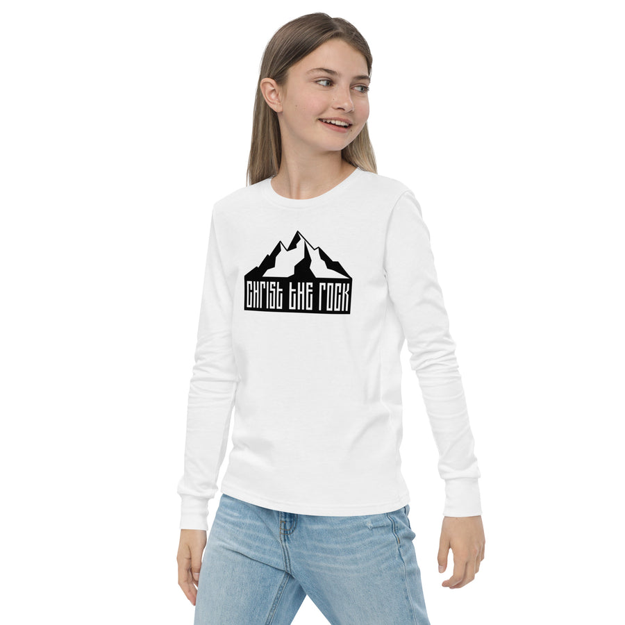 Youth long sleeve tee - Christ the Rock