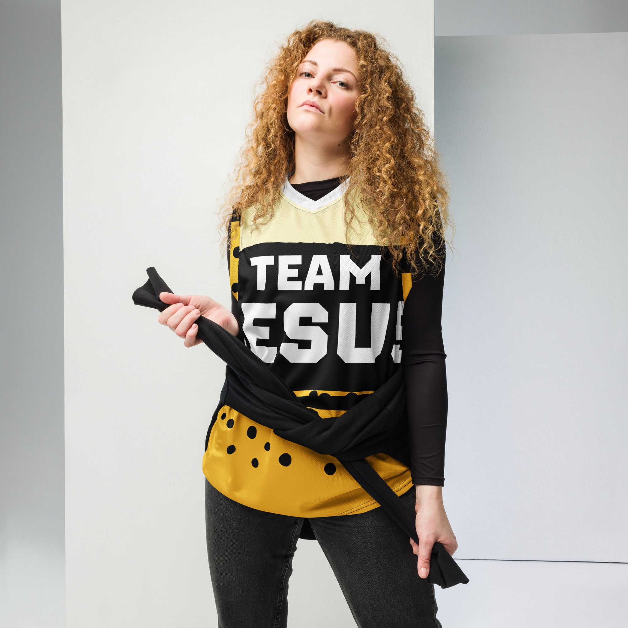 Team Jesus - Recycled unisex basketball jersey