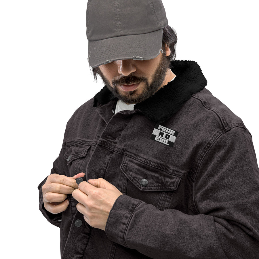 FNE - Denim sherpa jacket