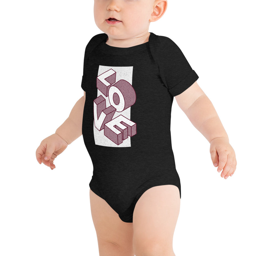 Love - Baby short sleeve one piece