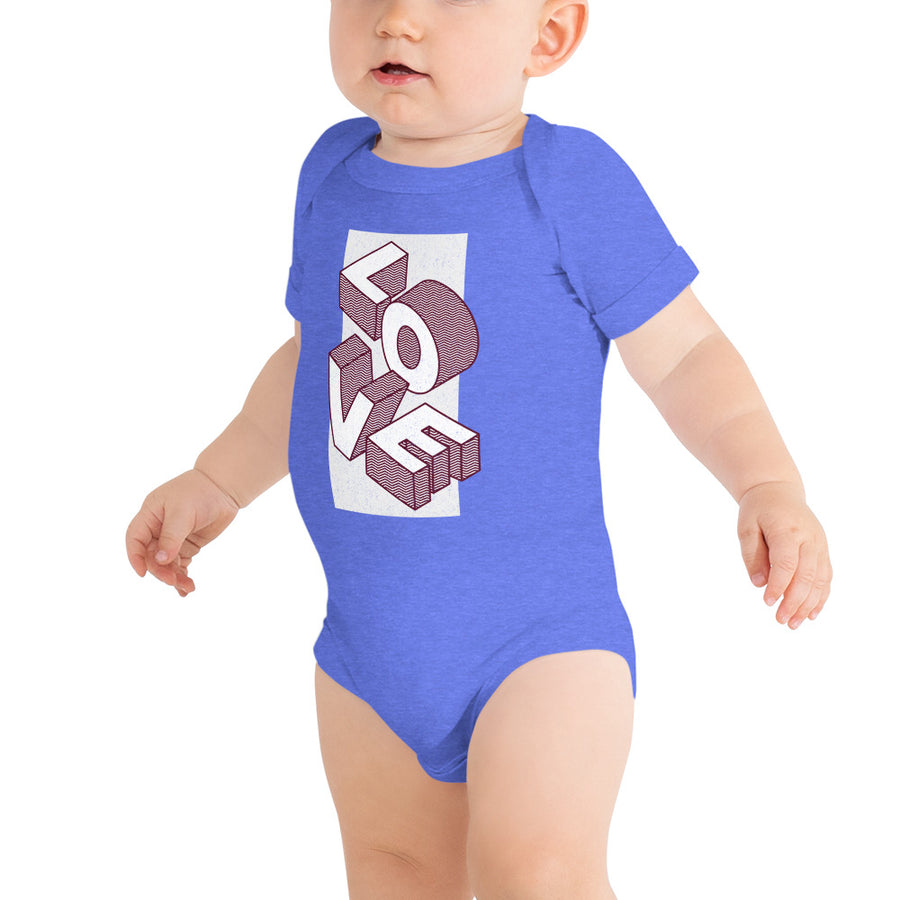 Love - Baby short sleeve one piece