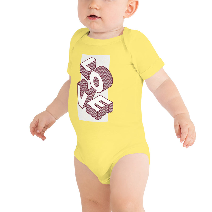 Love - Baby short sleeve one piece