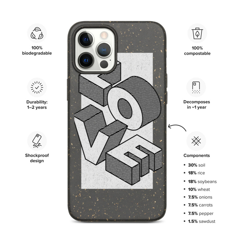 Love - Apple phone case (Biodegradable)