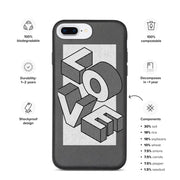 Love - Apple phone case (Biodegradable)