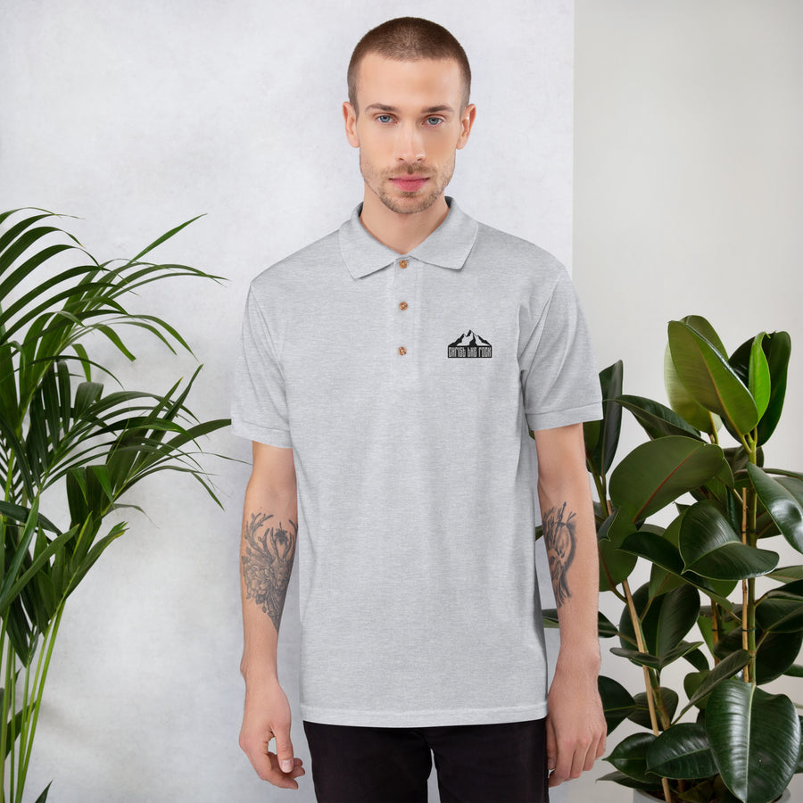 Christ the Rock - Embroidered Polo Shirt