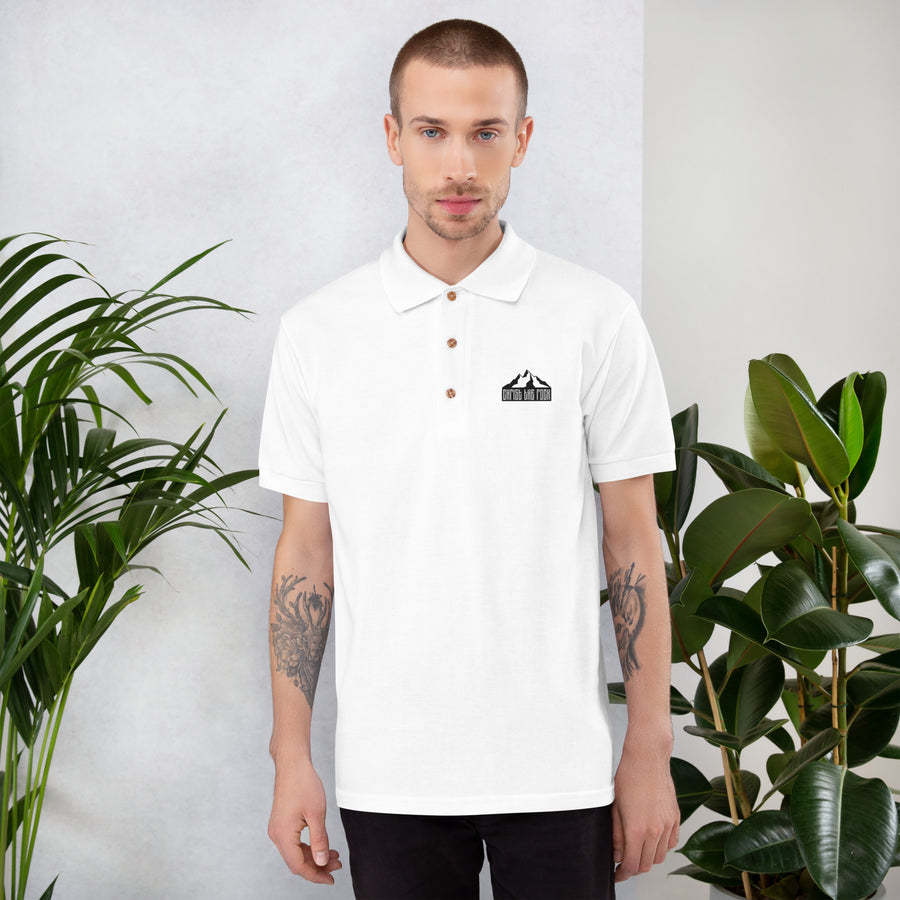 Christ the Rock - Embroidered Polo Shirt