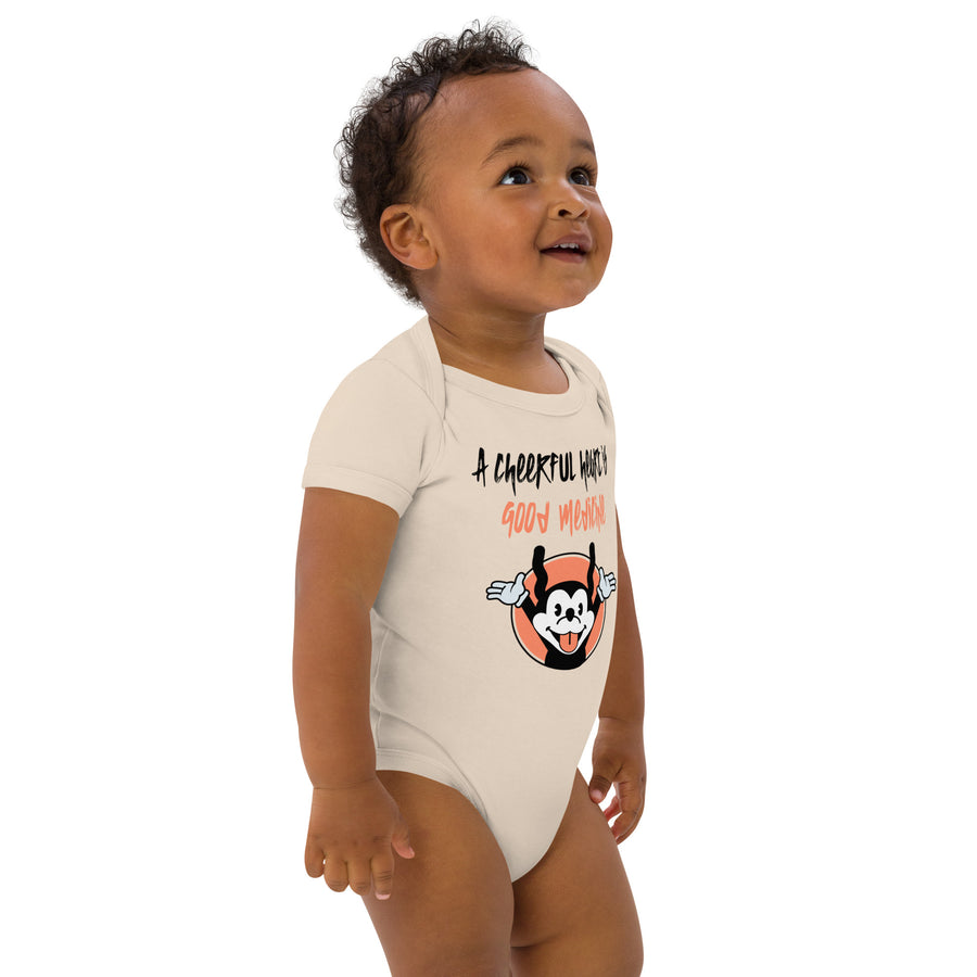 Organic cotton baby bodysuit