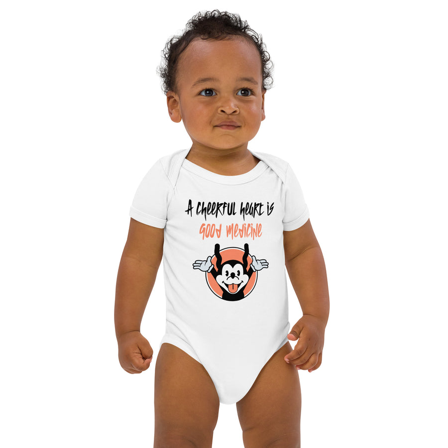 Organic cotton baby bodysuit