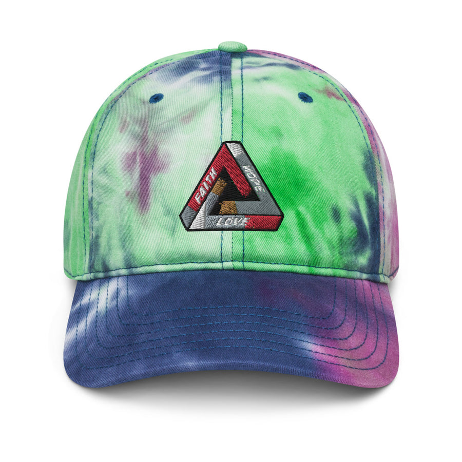 Faith Hope and Love Tie Dye Hat