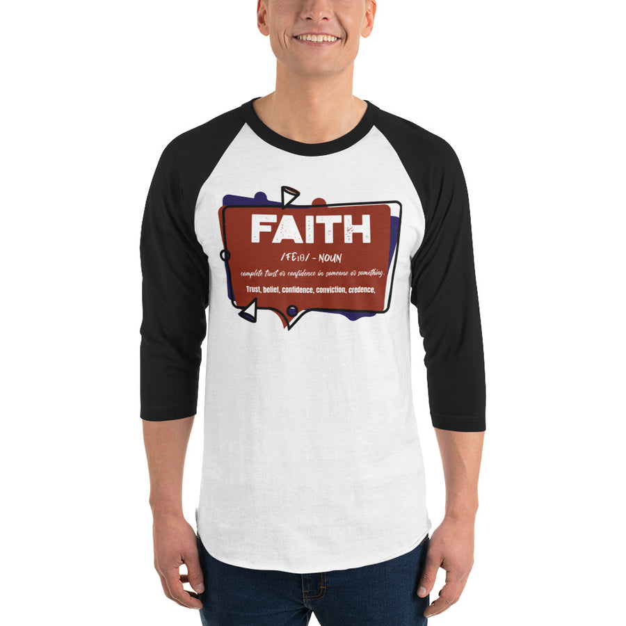 Faith - 3/4 sleeve raglan shirt