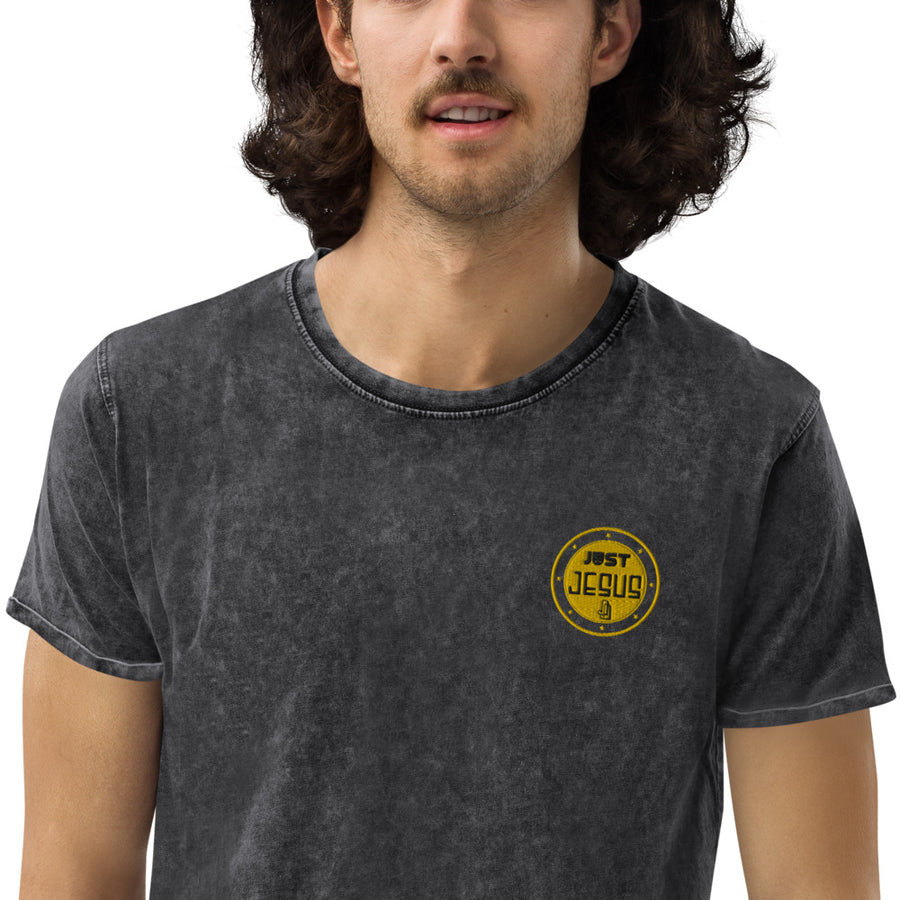 Just Jesus Men's Denim T-Shirt