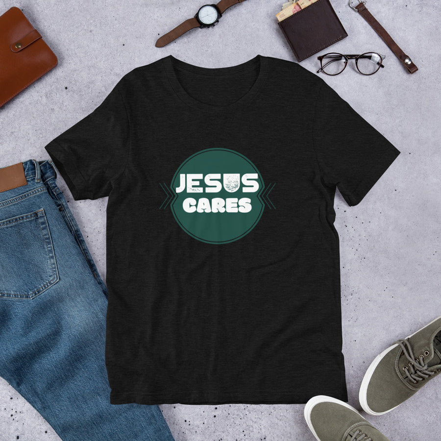 Jesus Cares - Short-Sleeve T-Shirt