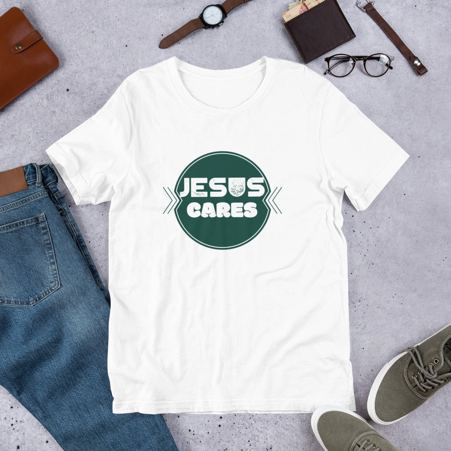 Jesus Cares - Short-Sleeve T-Shirt