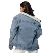 Fear No Evil - Denim Sherpa Jacket